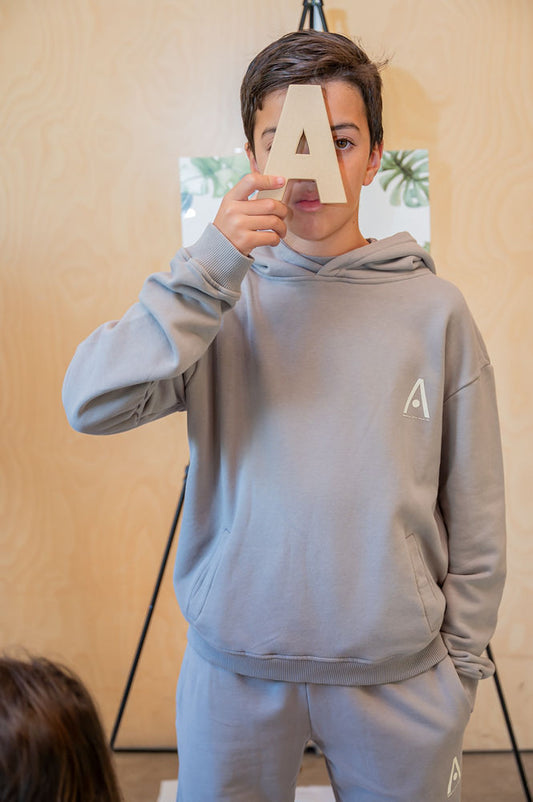 Titan Hoodie Ash grey